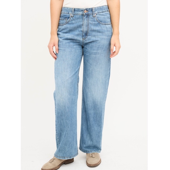 Brunello Cucinelli Medium Wash Contemporary Loose Jeans - Picture 2 of 4